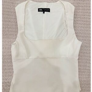 Fitted Square Neck Top